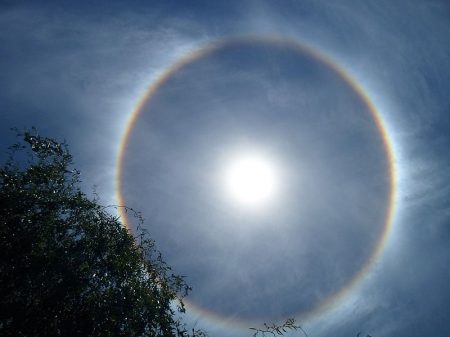 efecto campamento - espejismo - halo